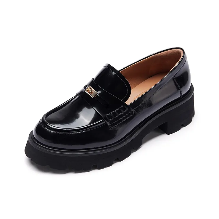 LE SAUNDA Loafers Women's Coffee/Black-4