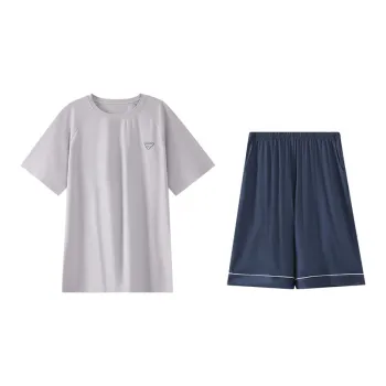 William Pajama Set Men's Light Gray