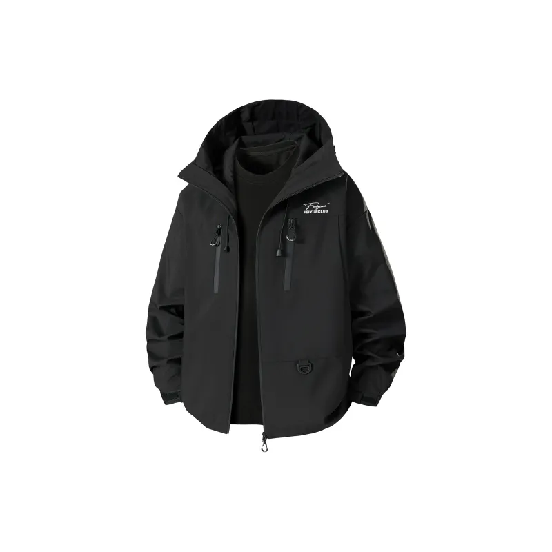 Feiyue Water-Resistant Windproof Warm Water-Repellent Windbreaker Jacket Unisex-29