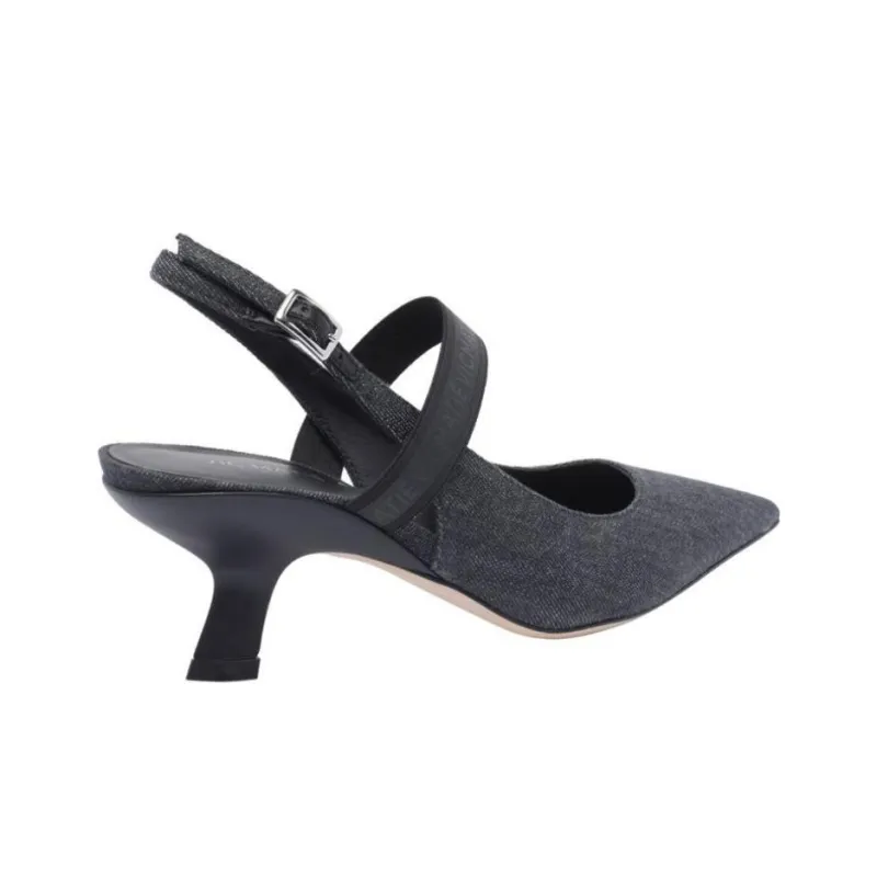 Vic Matie Irregular Heel High Heels Women's Dark Gray-3
