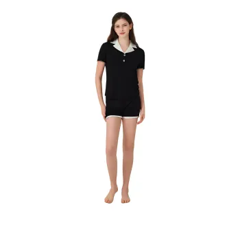SILKY MIRACLE Pajama Set Women's Black