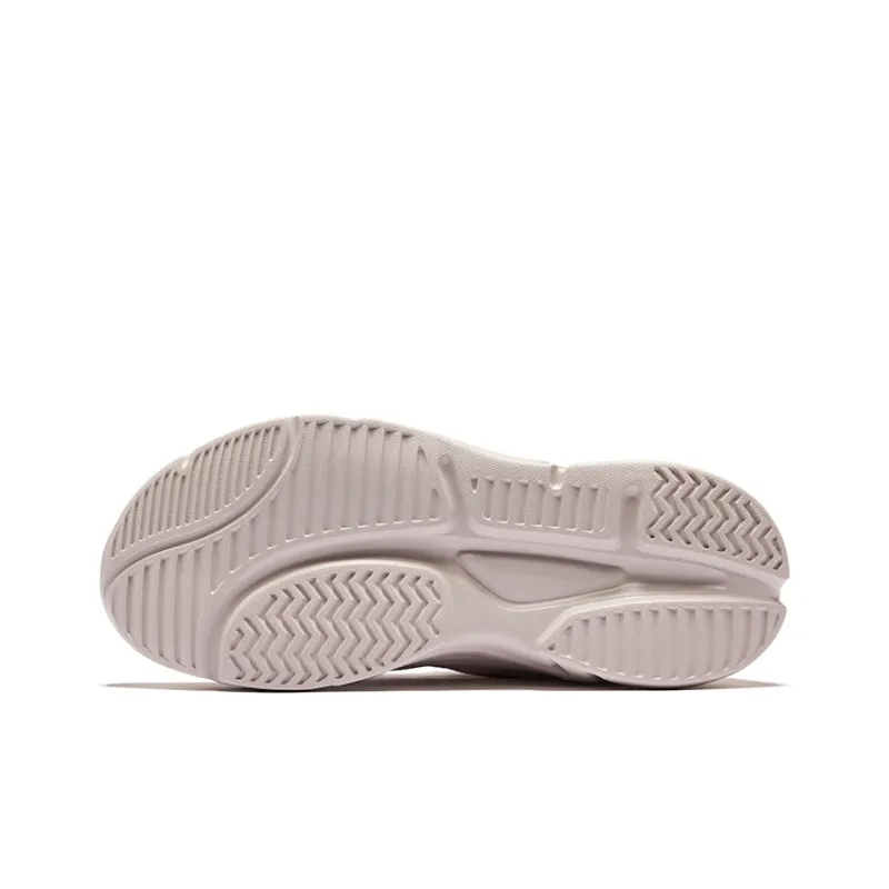 Erke Durable Breathable Low-Top Casual Shoes Women's Pink Brush Gray-4