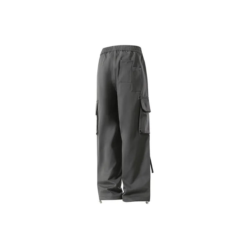 David Bakken Casual Pants Unisex Black-6