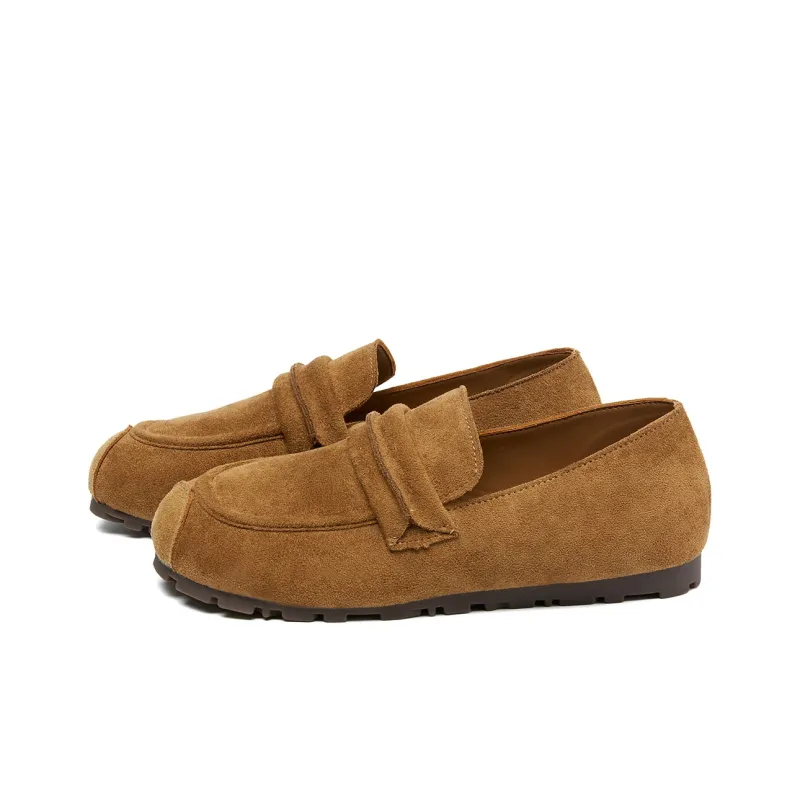 La Chapelle Loafers Women's Yellow/Apricot/Khaki-2