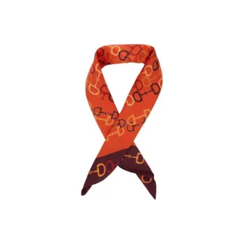 GUCCI Silk Silk Scarves Women's Red