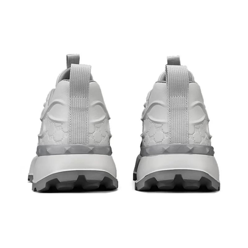NFL New Orleans Saints Wrapping, Wear Resistant And Non Slip Low Top Casual Shoes Men's Gray-4