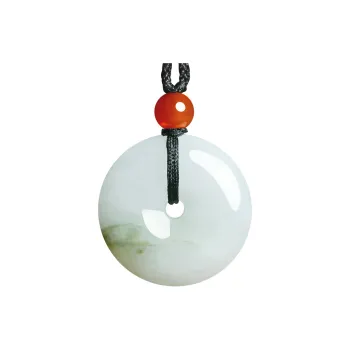 Phoenisess Bean Type Jadeite Pendants Unisex
