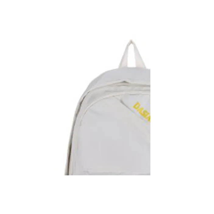 OURFUN Nylon Backpack Regular Unisex White/Black/Pink-4