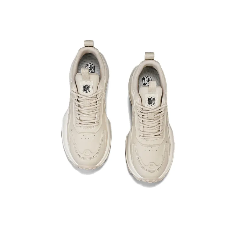 NFL New Orleans Saints Wrapping, Wear Resistant And Non Slip Low Top Casual Shoes Men's Apricot-3