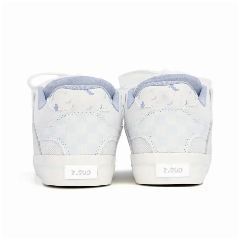 ALI THE FOX Balance Abrasion Resistant Lightweight Slip Resistant Low Top Skateboard Shoes Women's-5