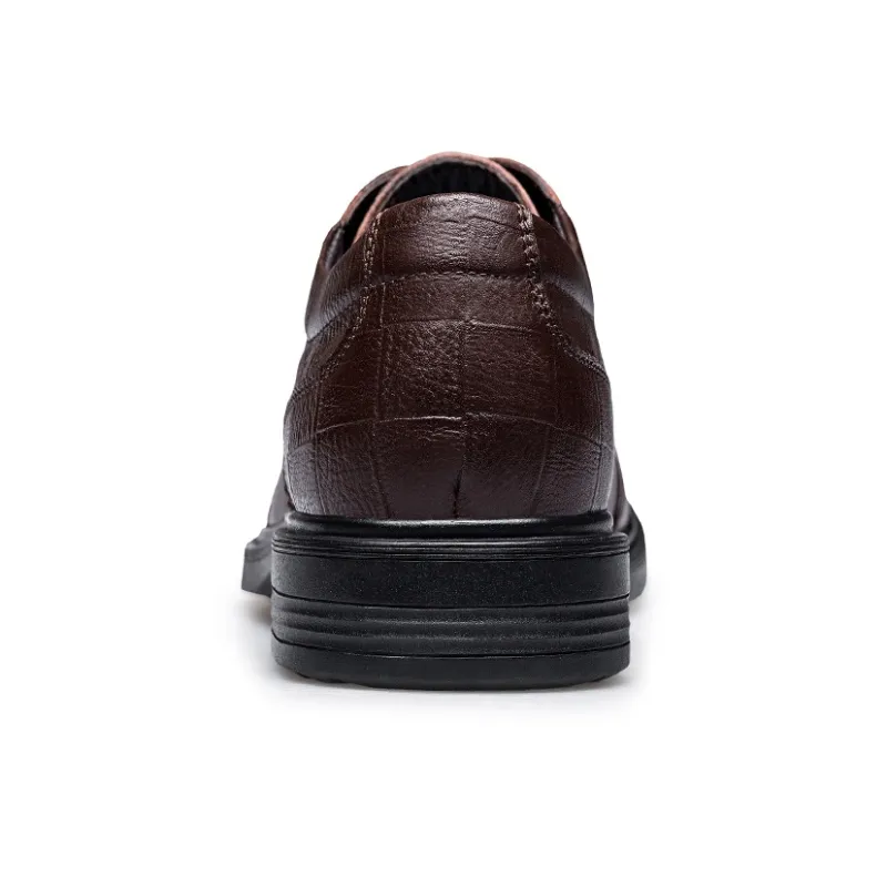 AIPSEN Dress Shoes Unisex Brown-3