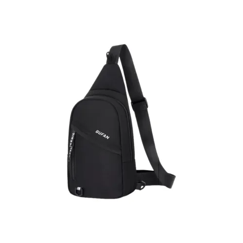 Tonlion Nylon Sling Bag Regular Unisex Black/White