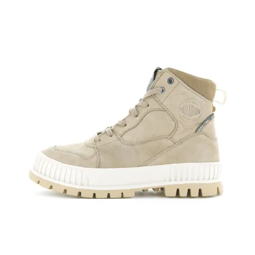 Palladium PALLASHOCK HI Ankle Boots Women's Beige