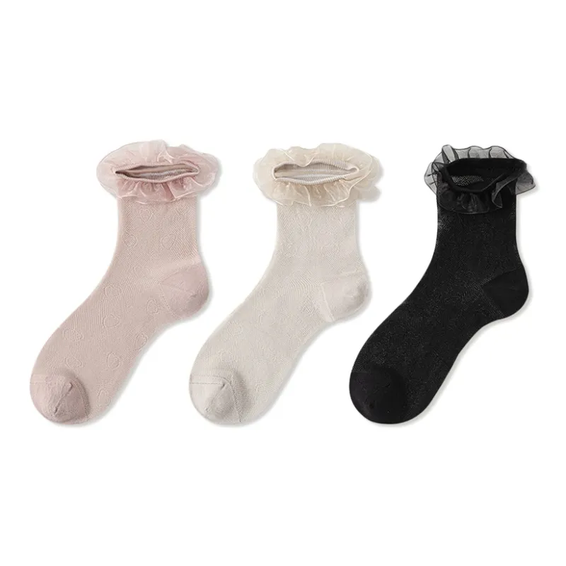 JIAZINI Mid-Calf Socks Women's 3 Pack-14