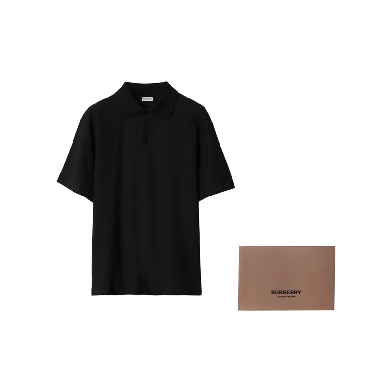 Burberry Piqué weave Cotton Polo Shirt-8