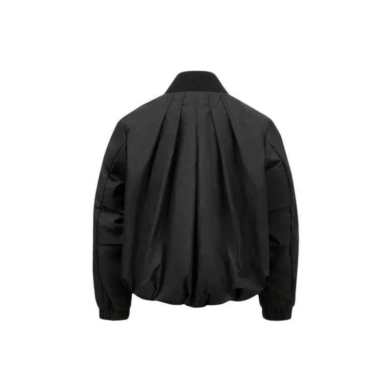 Moncler Logo Patch Zipped Bomber Jacket-1