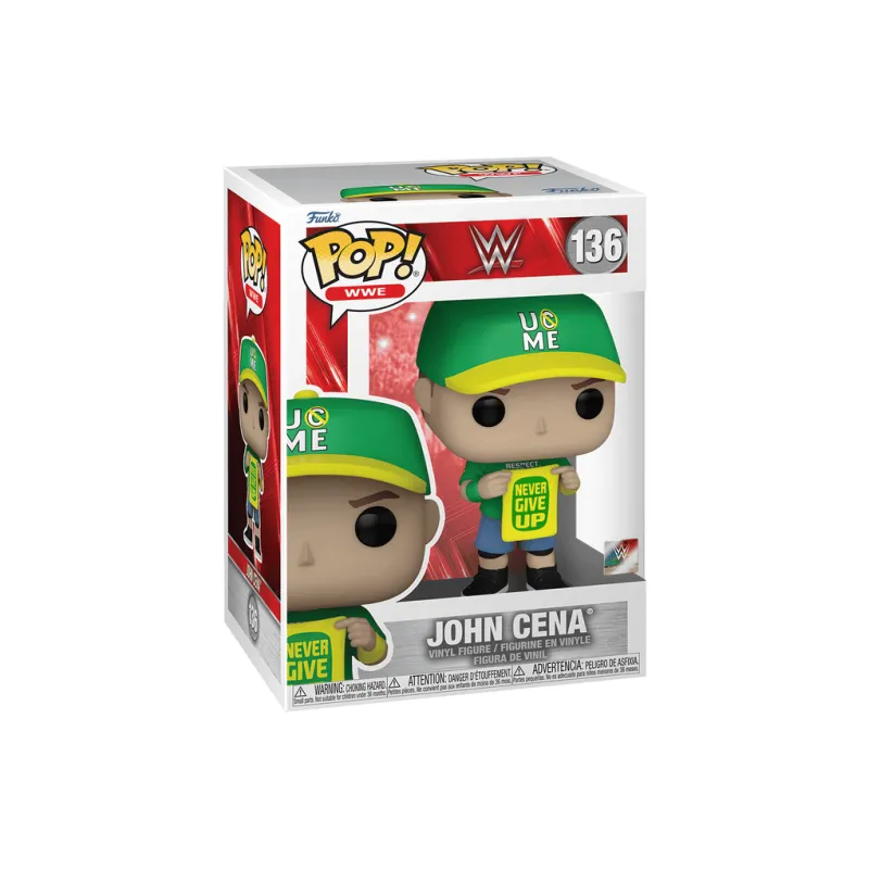 Funko WWE World Wrestling Entertainment John Cena Never Give Up Chibi Figures-2