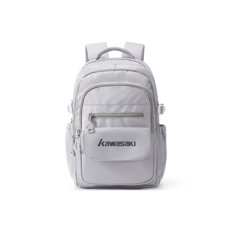 Kawasaki Fabric Backpack Regular Unisex Light Blue/Light Gray/Ecru-5