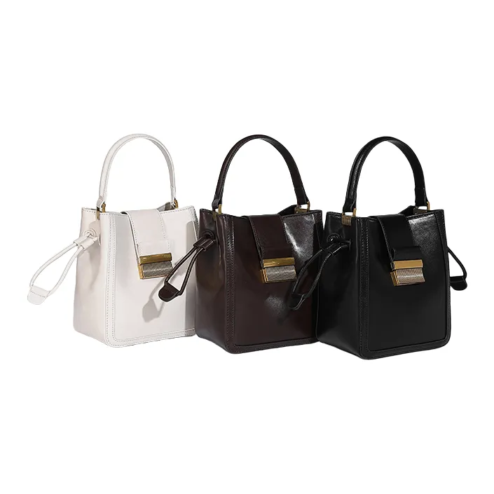 OCTSUI PU Bucket Bags Shoulder Bag Crossbody Bag Handbag Women's Multicolor-9