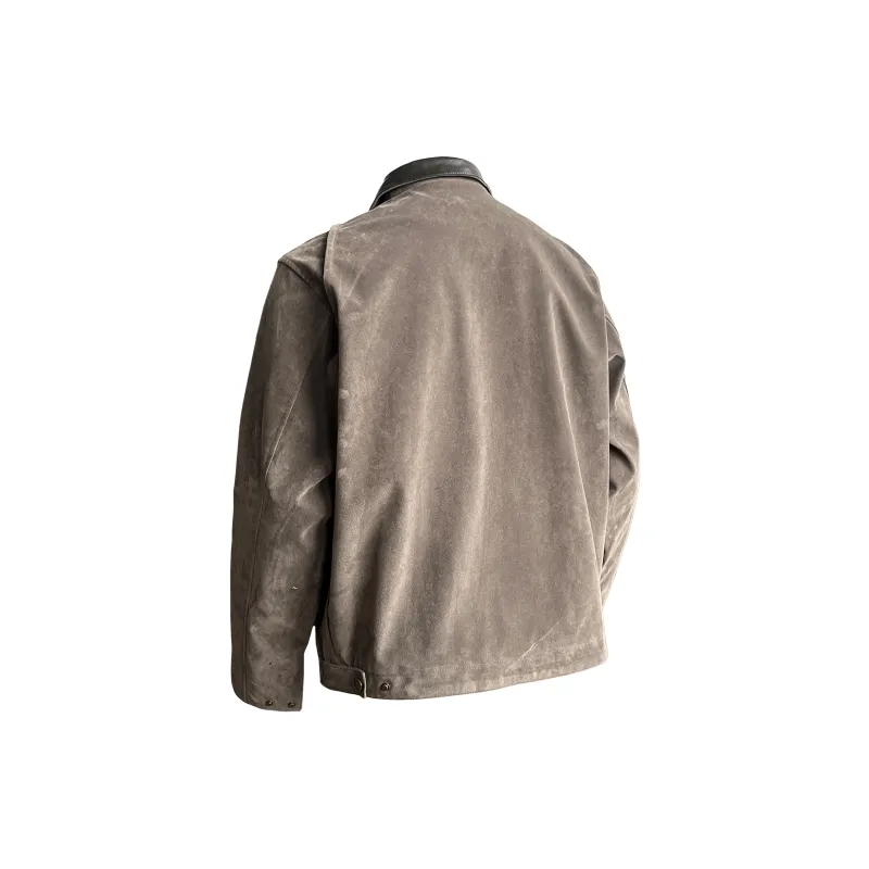 HOKLV Jackets Coats Unisex Gray-1