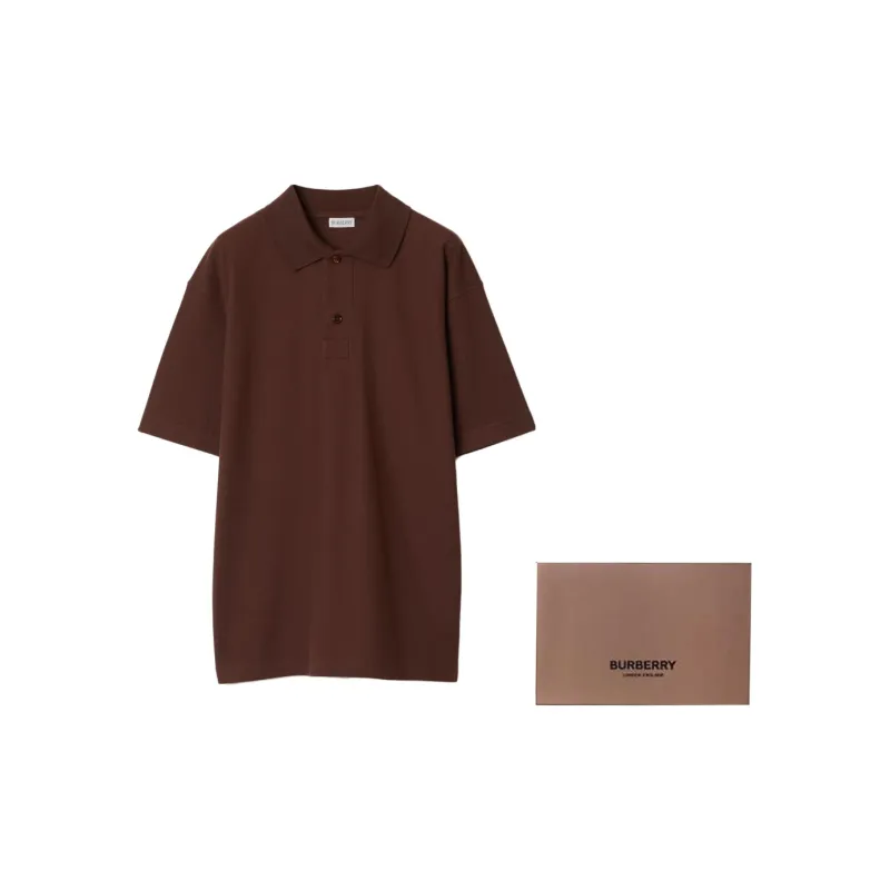 Burberry Piqué weave Cotton Polo Shirt-10