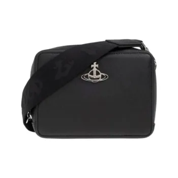 Vivienne Westwood Polyurethane Shoulder Bag Crossbody Bag Women's Black