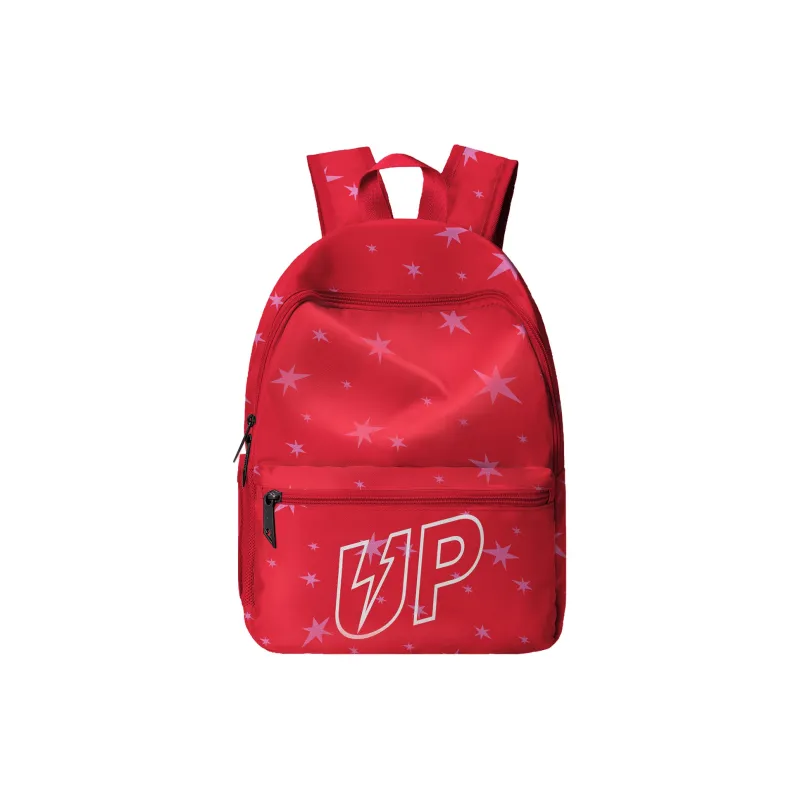 TURN UP Polyester Backpack Regular Unisex Red-0