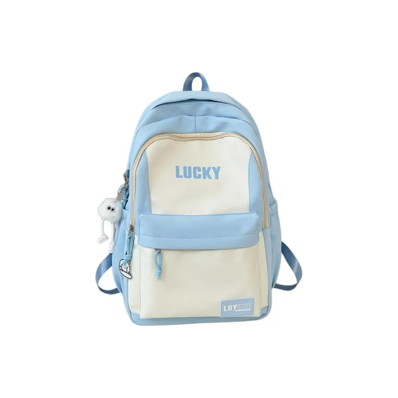 URBAN FOREST Nylon Backpack Regular Unisex Black/Burgundy/Khaki/Light Blue/Dark Blue-7