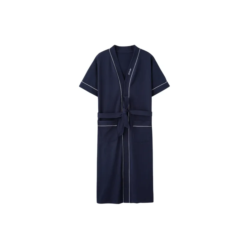 MADALLO Pajama Robe Men's Dark Blue-0