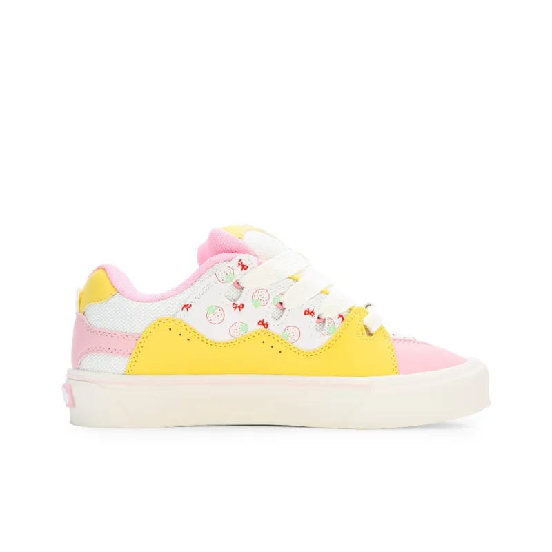 GLO BULL Coverage Wear Resistant Lightweight Breathable Slip Resistant Low Top Skateboard Shoes Unisex Beige Pink-1