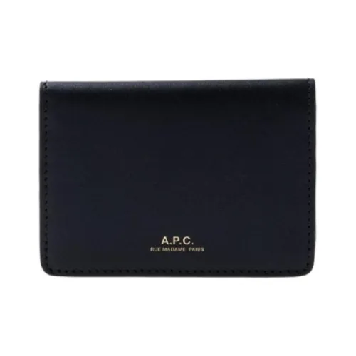 A.P.C Logo Printed Bi-Fold Wallet