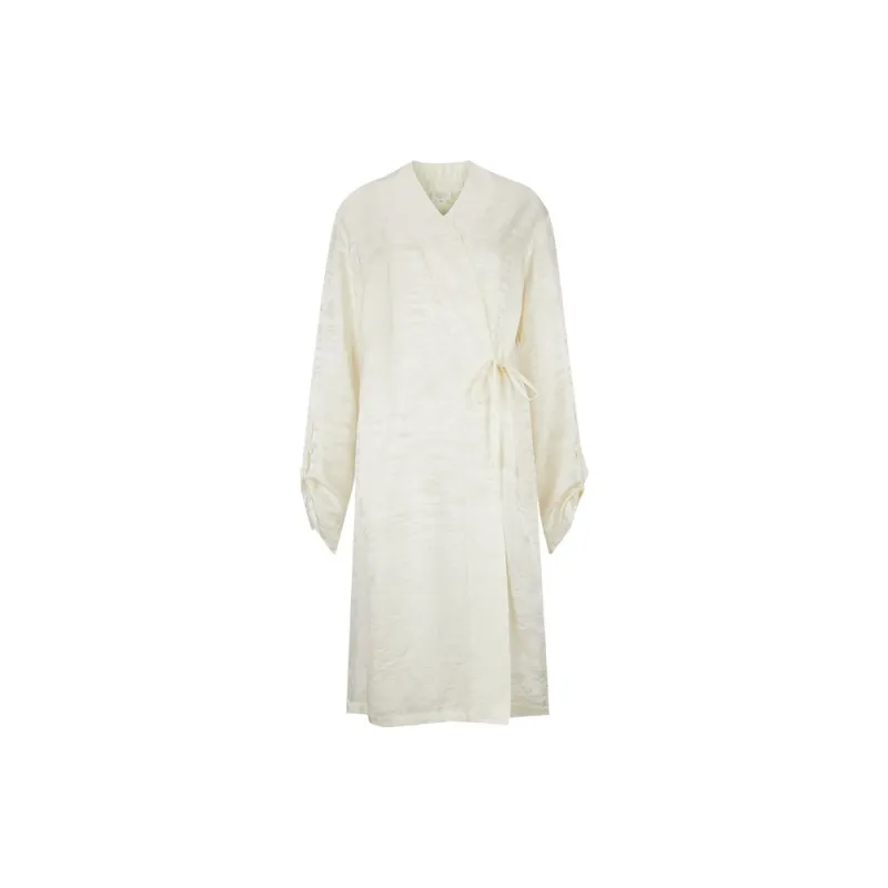 SILKISS Pajama Robe Women's Tea White-0