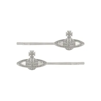 Vivienne Westwood Bobby Embellished Hair Clips