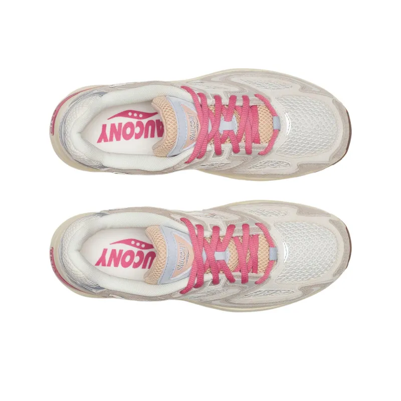Saucony Grid Jazz 9 Designed In Venice Vanilla Grey Women's-4