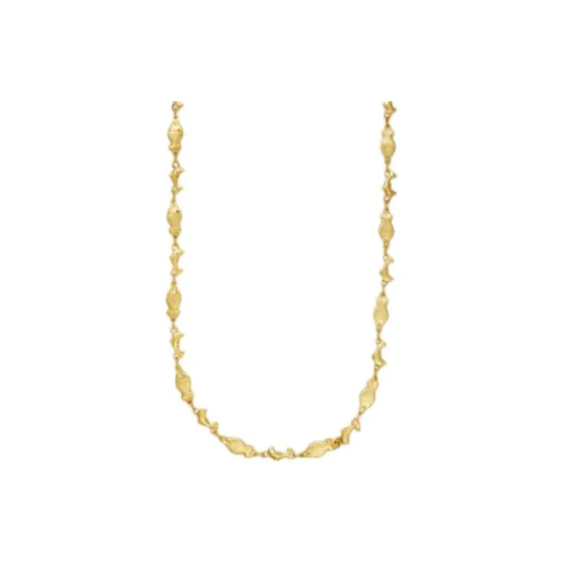 ANNI LU Brass Gold-plated Necklaces Unisex Gold-1
