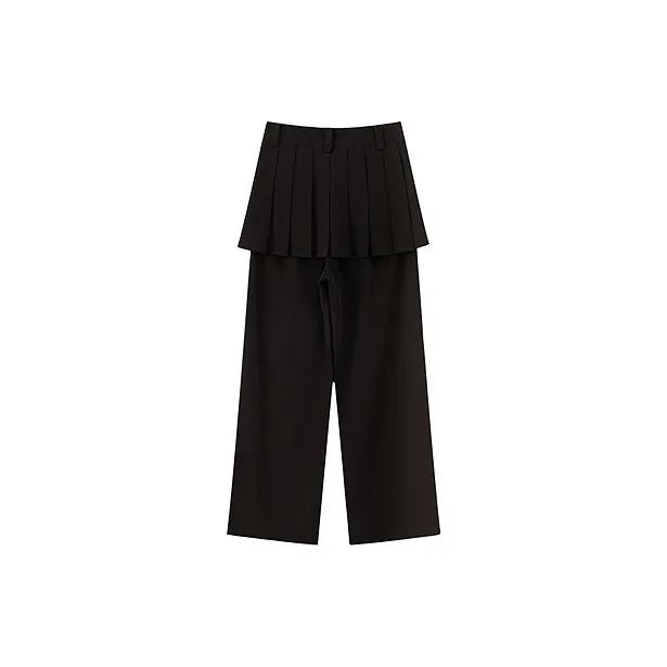 CHUU Casual Pants Women's Black-1