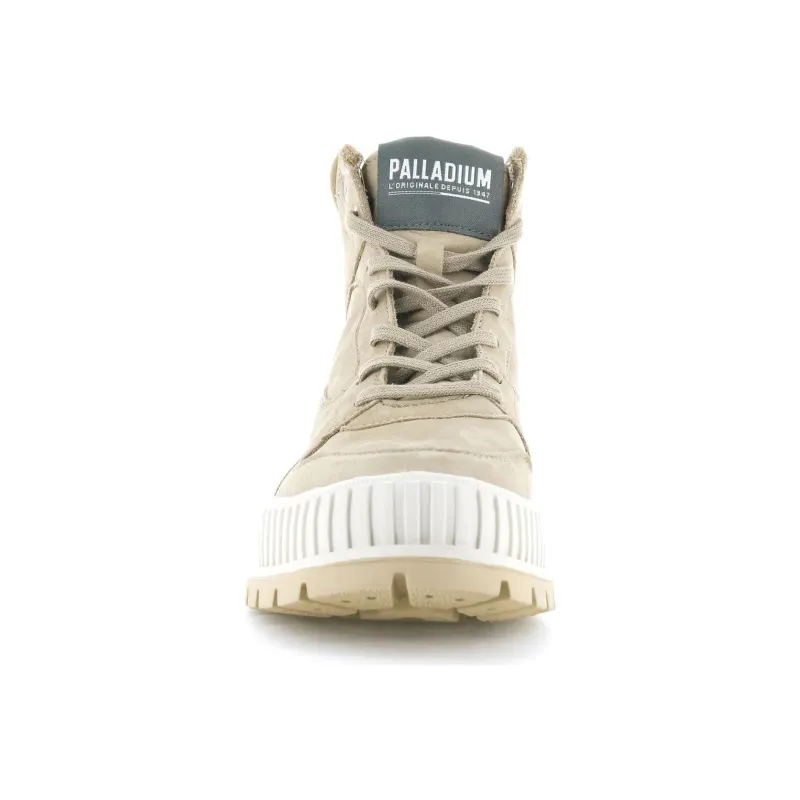 Palladium PALLASHOCK HI Ankle Boots Women's Beige-4
