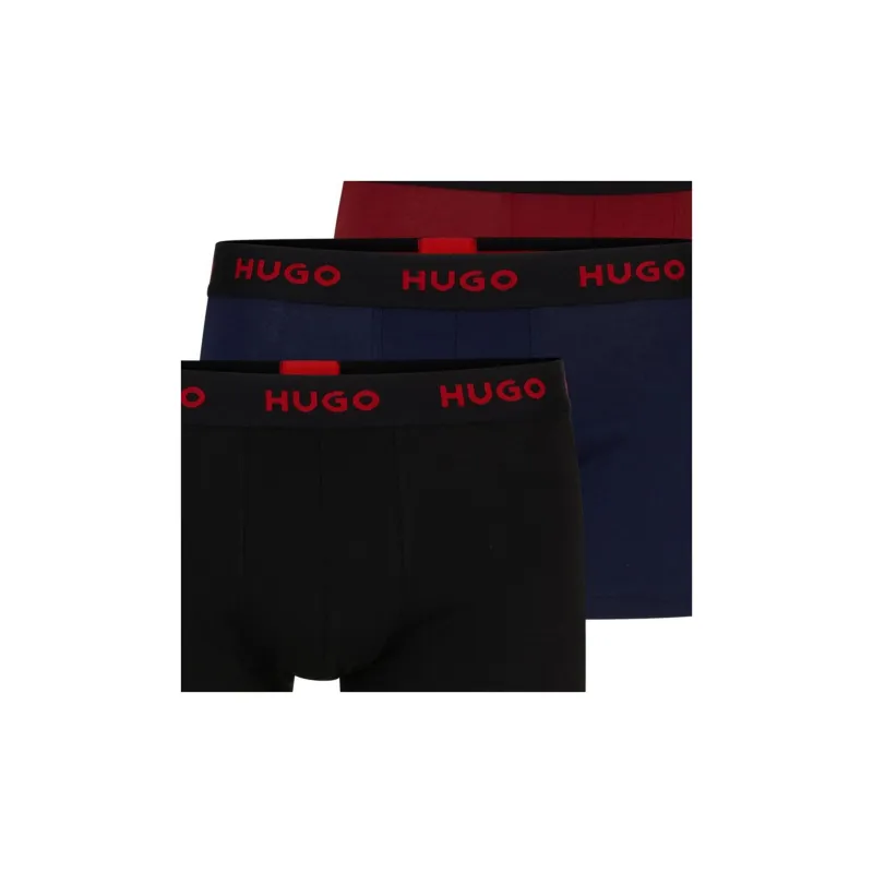 HUGO BOSS Logo-waistband Boxers Set Of Three-7