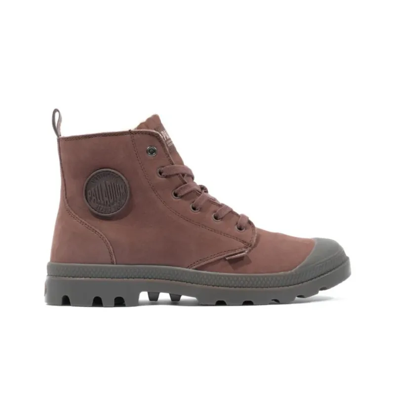 Palladium Pampa Ankle Boots Men's Red Brown-1
