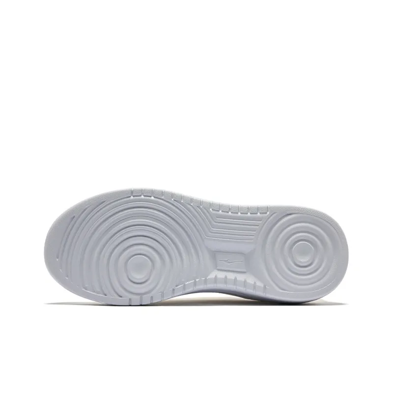 Erke Anti-Slip Wear-Resistant Low-Top Skateboard Shoes Women's White Gray-4