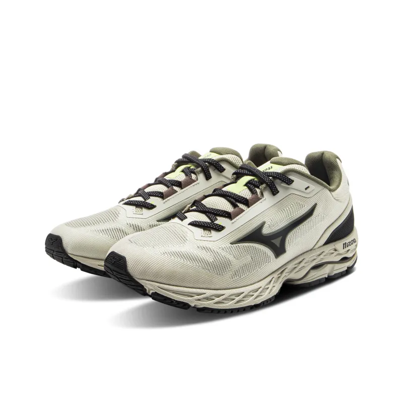 Mizuno Wear-Resistant Breathable Supportive Rebound Low-Top Casual Shoes Unisex Gray Green-2
