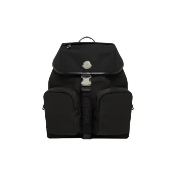 Moncler Logo Patch Pocket Detailed Backpack
