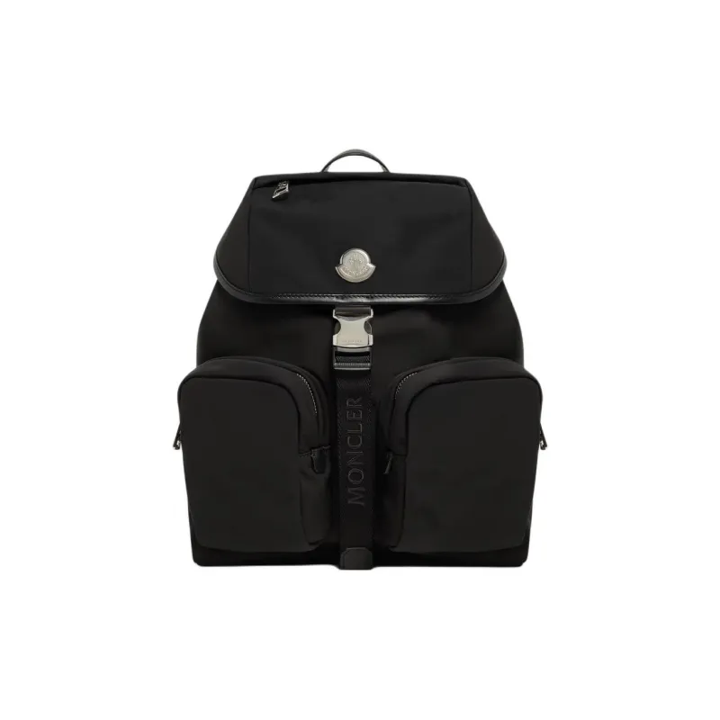 Moncler Logo Patch Pocket Detailed Backpack-0
