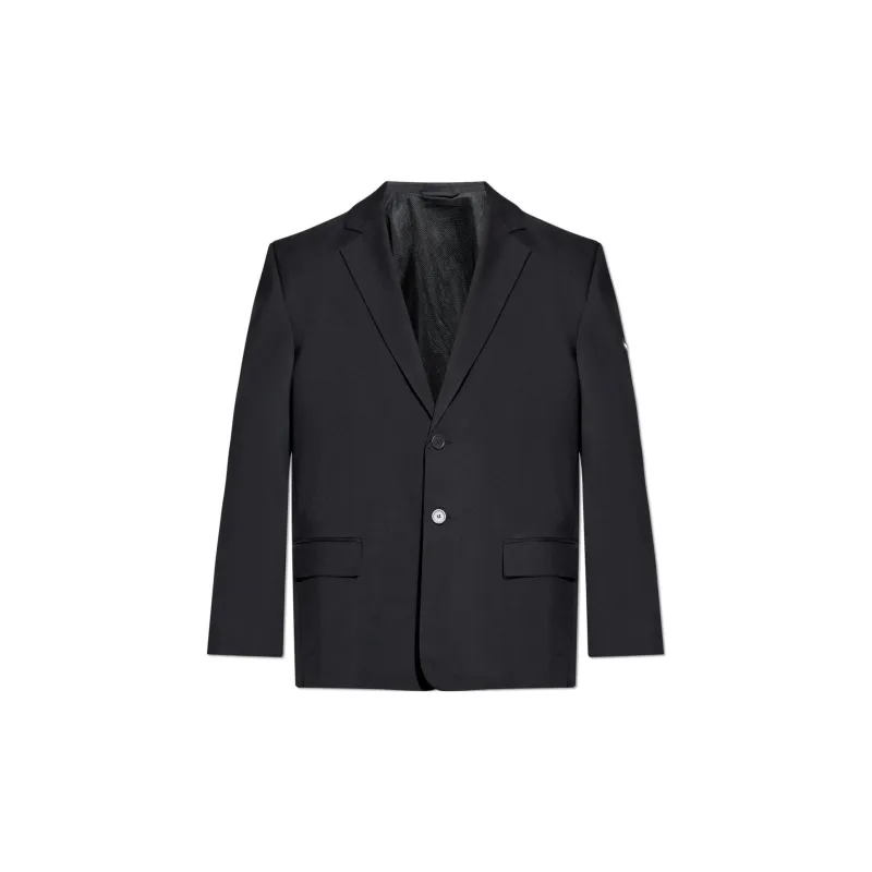 Balenciaga Collared Button Up Blazer-0