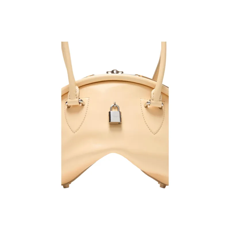 Acne Studios Calfskin Shoulder Bag Mini Women's Vanilla Yellow-3