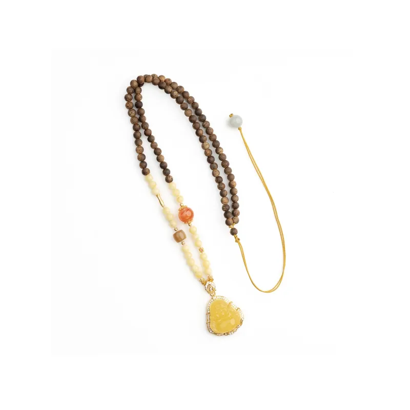 Xianyuan Fragrance Agarwood Necklaces Unisex-0