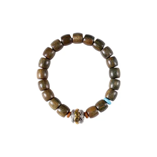The Years Are Quiet Green Sandalwood Wooden Bracelets Unisex