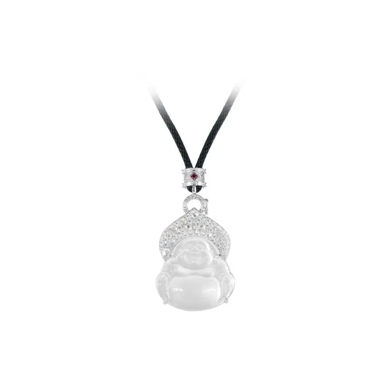 SHARK BABY Water Foam Jade Necklaces Women's-0