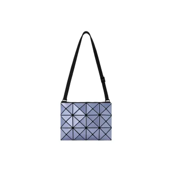 ISSEY MIYAKE Polyvinyl Chloride Resin PVC Shoulder Bag Women's Blue & Aqua Blue
