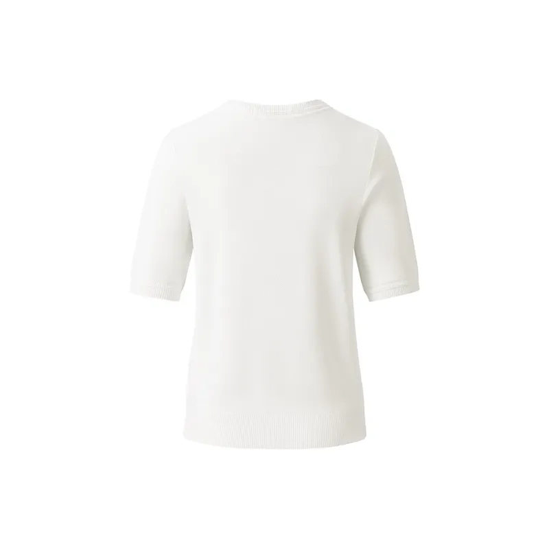 NAVIGARE Knitwear Women's Tech White-1